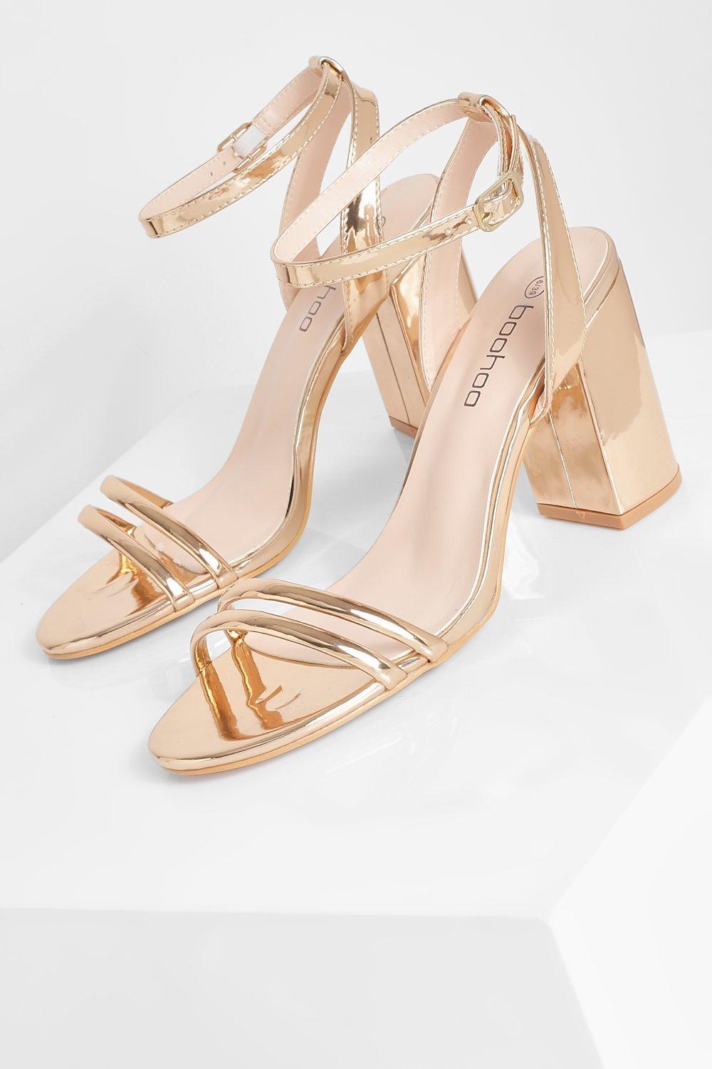 Boohoo rose hotsell gold heels